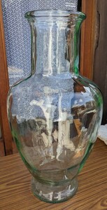 ゆらゆら　イタリア製　ガラス瓶　花瓶　気泡　置物　オブジェ　インテリア　ゆらゆらガラス　italy
