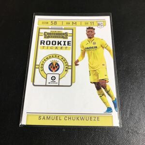 (RC) Samuel Chukwueze / 2019-20 PANINI Chronicles SOCCER Rookie Ticket ルーキーカード チュクウェゼ ビジャレアル ACミラン