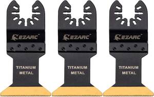 EZARC カットソーブレード マルチツール 替刃 電動工具 互換 鋸刃 メタル 金属切断 先端工具 3点セット (44mm)