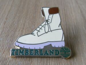 古い ピンバッジ : ビンテージ TIMBERLAND ティンバーランド ブーツ 靴 ビームス アウトドア 広告 ルイ ヴィトンロゴ ピンズ #V