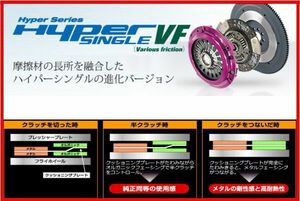 【EXEDY/エクセディ】 ハイパーシングルVF RX-8 SE3P [ZH02SDV]