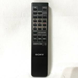 【動作確認済】SONY RM-J501 カセットデッキ用 純正リモコン ソニー TC-RX79 RX77 RX711 RX715等