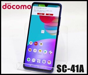 良品 白ロム docomo Galaxy A41 SC-41A ブルー 判定○ Android ドコモ ギャラクシー