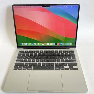 【超美品】M2 MacBook Air 13インチ シルバー 1TB, 16GB US配列 デュアルUSB-Cポート搭載35Wコンパクト電源アダプタ バッテリ容量100％