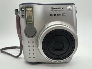 富士フィルム FUJIFILM instax mini 10 チェキ シルバー カメラ 簡易動作確認済み【5193】