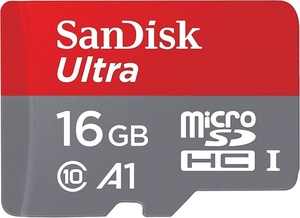 【送料無料・新品】 SanDisk Ultra microSDHCカード 16GB SDSQUAR-016G-GN6MN