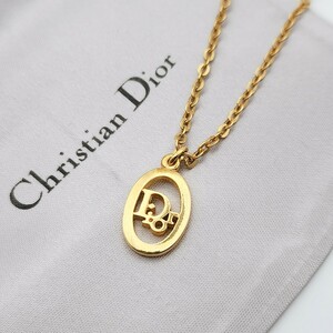 【Germany製】　Dior　ネックレス　ディオール　CD ロゴ　希少　刻印 アクセサリー ゴールド　ブランド