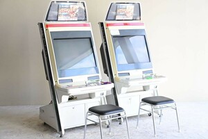 【珍品】ストリートファイター U アーケードゲーム機 2台セット まとめ売り ゲームセンター コレクション 通電品