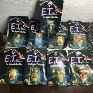 E.T. ミニフィギュア 5種 9体/アメトイ/1982年/香港製/ET/ファンタジー/SF