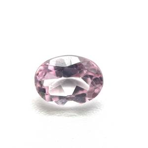 天然トパーズ ピンク ルース 1.541ct ソーティング付き 約6.0×8.0×4.2mm 裸石 外し石 大粒 宝石 ジュエリー jewelry pink topaz 