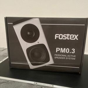 FOSTEX PM0.3 パーソナル・アクティブスピーカー・システム　グレー
