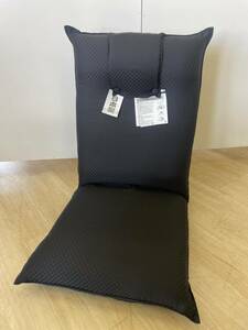 座イス　座椅子　一人掛け　ソファー　BK　MTマクラ　日本製　和室　こたつ　ブラック　フルフラット　黒