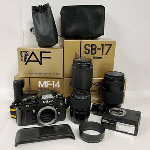 1円~【動作未確認】ニコン Nikon F3 LENS SERIES E Zoom 70-210mm 1:4 AF NIKKOR 35-135mm 1:3.5-4.5 SUN 35-70mm 1:3.5-4.5 G142756