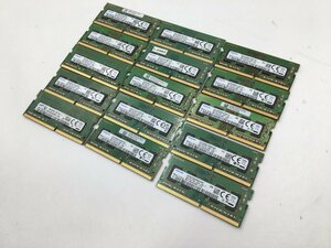 ♪▲【Samsung サムスン】ノートPC用 メモリ 8GB DDR4 大量 部品取り 15点セット まとめ売り 0510 13