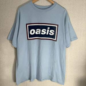 当時もの 2000s OASIS アルバム Difinitely Maybe GILDAN製 ヴィンテージ Tシャツ 80s 90s ロック バンド