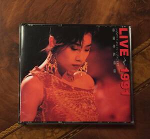 美品2xCD－林憶蓮 サンディラム Sandy Lam・1991年「LIVE〜1991憶蓮意亂情迷」WARNER・送料230円～