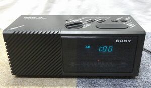 【NK080】SONY ソニー FM AM 2バンド デジタルクロックラジオ ICF-C16A 目覚まし付き 三幸エージェンシー 創立20周年記念 贈答品 記念品