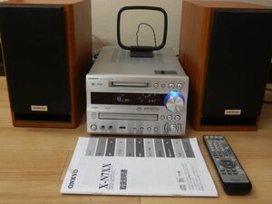 ONKYO X-N7XX オンキョー CD/MDチューナーアンプシステム（FR-N7XX/D-N7XX）/ リモコン、取扱説明書付属