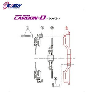 EXEDY エクセディ FH03 カーボンDシングル ZH02SDMC1 (5) フライホイール RX-8