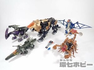 0KX26◆当時物 トミー ゾイド/ZOIDS デザートライガー/レドラー/バリゲーター/ガイサック 他 プラモデル まとめ ジャンク 送:-/100