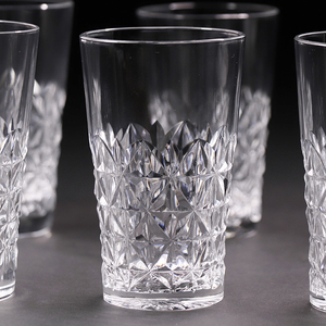 【開】1936-1969年フランス 『オールドバカラ(Baccarat)』 カットクリスタルガラス「ベリンツォーネ」グラス6Pセット SG5