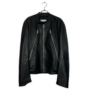 Maison Margiela(メゾン マルジェラ) 八の字 leather jacket (black)