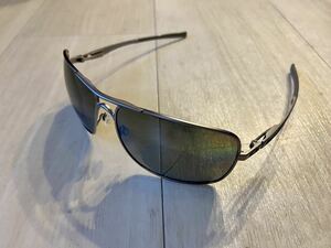 OAKLEY Plaintiff squared POLARIZED 偏光レンズ 中古美品 メタルフレーム 廃盤 オークリー