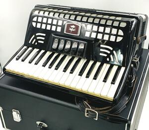 ヴィンテージ TOMBO トンボ アコーディオン No65 STEEL REEDS 34鍵盤 80ベース ピアノ式アコーディオン【職人検品 音出し動作確認済み】