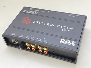 RANE レーン SCRATCH LIVE オーディオインターフェイス 音響機材 ジャンク K8790297