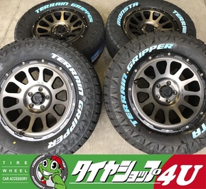 4本セット デルタフォース オーバル OVAL 17x7.0J 5/114.3 +32 MSP MONSTA モンスタ テレーングリッパー A/T 265/65R17 WL RAV4