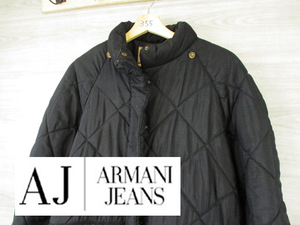 M355c ARMANI JEANS●レディース アルマーニジーンズ＜中綿 ジップアップ ジャケット＞40・ブルゾン 上着 ジャンパー コート●Ricicli17