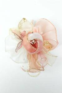 新品 百貨店品 コサージュ ピンク 花 フォーマル 結婚式 入学式 パーティー 日本製 ラブリークィーン