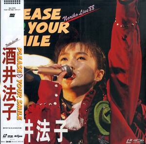 B00182456/LD/酒井法子「Please Your Smile / Norikos Live 88 (1988年・MJL-1030)」