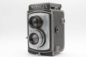 【訳あり品】 MAMIYAFLEX JUNIOR Neocon 7.5cm F3.5 二眼カメラ s6199