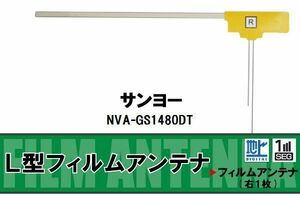 地デジ サンヨー SANYO 用 フィルムアンテナ NVA-GS1480DT 対応 ワンセグ フルセグ 高感度 受信 高感度 受信 汎用 補修用