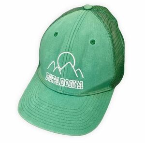 2014 パタゴニア patagonia Trucker Hat 29036FA14 トラッカー メッシュ キャップ 帽子 刺繍 グリーン 緑 [ta-1031]