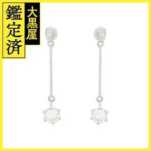 JEWELRY　ジュエリー　貴金属・宝石　ピアス　PT850　プラチナ　キュービックジルコニア　約2.1g　2141000347196【200】