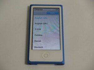 ユ■IP561　♪Apple iPod nano A1446 第7世代 16GB 初期化済 現状品