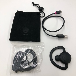 【1円スタート】BONX GRIP ブラック ボンクス Bluetooth ワイヤレス ヘッドセット イヤホン[8144]☆