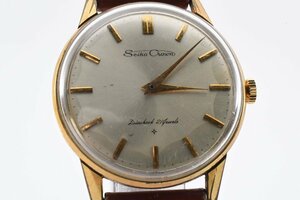 稼働品 セイコー クラウン ラウンド 16002 手巻き メンズ 腕時計 SEIKO