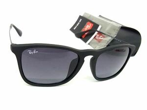 1円 ■新品同様■ Ray-Ban レイバン RB4187F CHRIS 622/8G 54□18 145 3N サングラス メガネ 眼鏡 メンズ レディース ブラック系 AZ3342