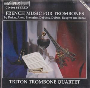 中古CD　トリトン・トロンボーン四重奏団　トロンボーンのためのフランス音楽