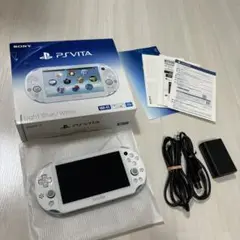 【極美品】PS VITA 本体 PCH-2000 ライトブルー ホワイト