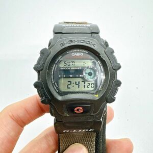 A2405-2-35 １円スタート クオーツ　稼働品　CASIO　カシオ　G-SHOCK　ジーショック　メンズ腕時計　ブラック　DW-004