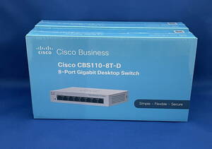 即決 新品 シスコ CISCO CBS110-8T-D 8ポート HUB ギガビット アンマネージドスイッチ 2台セット ゆうパック60サイズ着払発送