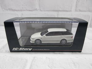 ミニカー　1/43　ハイストーリー　ホンダ　アコードワゴン　ACCORD WAGON　SiR Sportier 2000　プレミアムホワイトパール　モデルカー