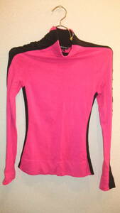 ★BEBE SPORT★Ladies PINK tops アメリカベベスポーツレディーストップスピンク サイズS　USED IN JAPAN