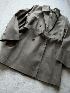 ★ 激レアHERMES MACKINTOSH MARGIELA TRENCH COAT VINTAGE エルメス マッキントッシュ マルジェラ期 トレンチコート オールド ビンテージ