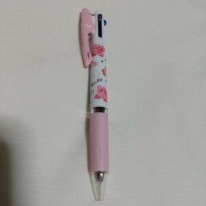 星のカービィ ジェットストリーム3色ボールペン ピンク