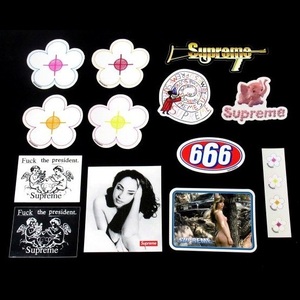 17SS Supreme Sticker Set ステッカー 13枚 セット Sade Larry Clark Girl Joe Roberts FTP 666 Automatic シャーデー ラリー・クラーク